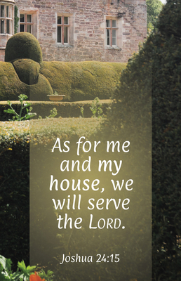General Worship Bulletin: As for Me (Package of... 1430084626 Book Cover
