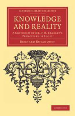 Knowledge and Reality: A Criticism of MR F. H. ... 1139136453 Book Cover