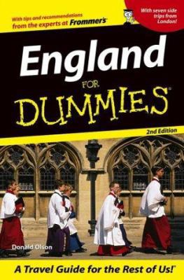 England for Dummies 0764542761 Book Cover