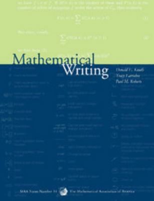 Mathematical Writing 088385063X Book Cover