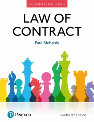 Law of Contract 1292251484 Book Cover