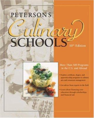 Peterson's Culinary Schools 0768921775 Book Cover