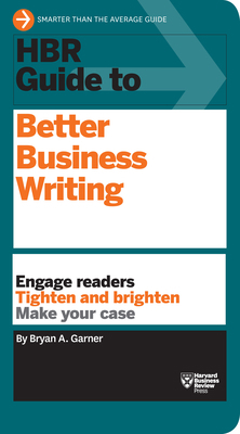 HBR Guide to Better Business Writing (HBR Guide... 1633693902 Book Cover