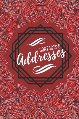 Contacts & Addresses: Geometric Design (Red, Bl... 1790857279 Book Cover