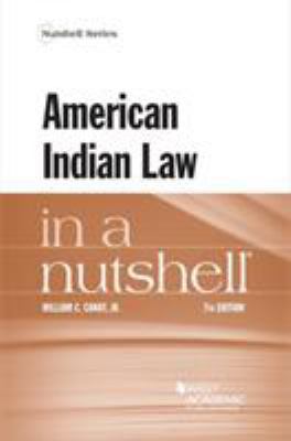 American Indian Law in a Nutshell (Nutshells) 1640209131 Book Cover