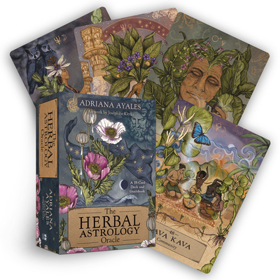 The Herbal Astrology Oracle: A 55-Card Deck and... 1401969038 Book Cover