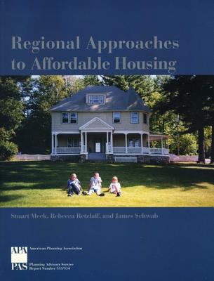 Regional Approaches to Affordable Housing (Amer... 1884829848 Book Cover