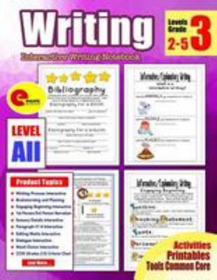 3rd Grade Writing Workbook: 3rd Grade Writing Practice Interactive Writing Notebook All Genre Bundle, Opinion Writing, Narrative Writing, Informational Writing, for 2nd, 3rd, 4th, 5th Grade 1984933817 Book Cover