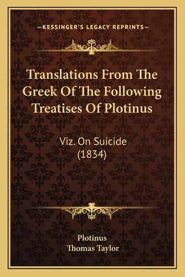 Translations From The Greek Of The Following Tr... 1166291219 Book Cover