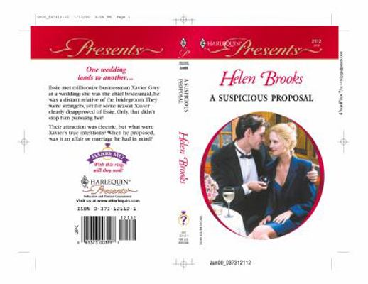 A Suspicious Proposal 0373121121 Book Cover