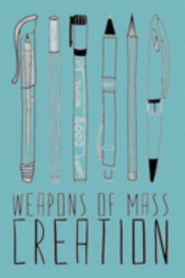 Paperback Weapons of Mass Creation : Dot Grid Journal, 110 Pages, 6X9 Inches, Writing Pens Pencils & Quote on Teal Blue Matte Cover, Dotted Notebook, Bullet Journaling, Lettering, Field Notes, Journal for Teens Women Girlsboys Men Kids Friends Family Book