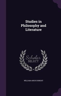 Studies in Philosophy and Literature 1358536694 Book Cover