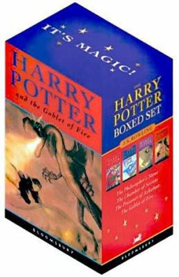 Harry Potter Boxed Set (Volumes 1-4) by J. K. R... 0747557012 Book Cover