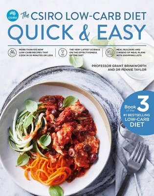 The Csiro Low-Carb Diet Quick & Easy 176078334X Book Cover