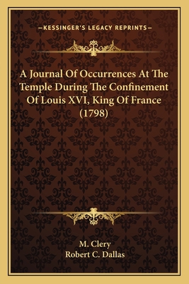 A Journal Of Occurrences At The Temple During T... 1163902462 Book Cover