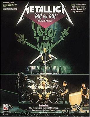 Metallica - Riff by Riff - Guitar 0895248409 Book Cover