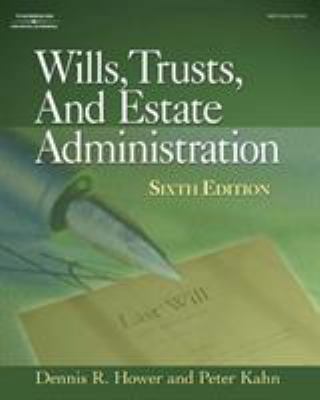 Wills, Trusts and Estate Administration 1418039330 Book Cover