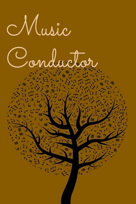 Paperback Music Conductor: Lined Sheet Music Notebook & Wide Staff Blank Manuscript Paper | 6 Staves Per Page Notebook / Journal Gift, 100 Pages, 6x9, Music Tree Cover, Matte Finish Book