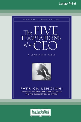 The Five Temptations of a CEO: A Leadership Fab... 0369304551 Book Cover