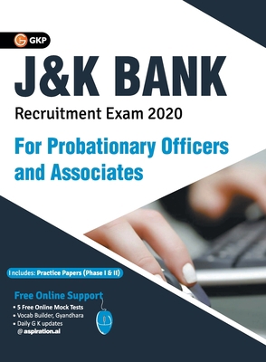 J & K Bank 2020 Probationary Officers & Associa... 9390187095 Book Cover