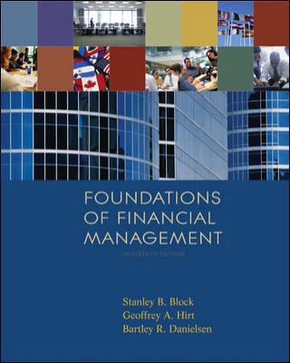 Foundations of Financial Management 0077262034 Book Cover
