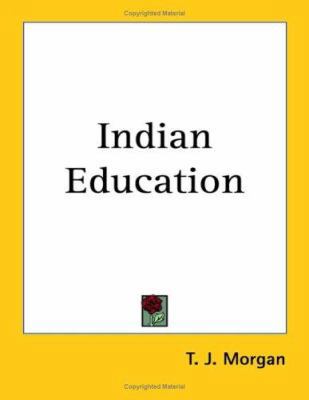 Indian Education 1417965002 Book Cover
