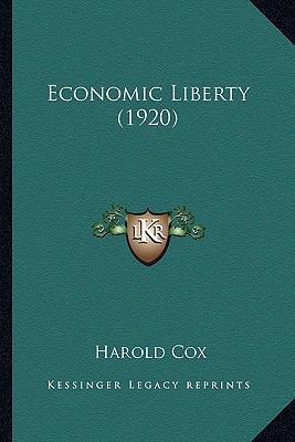 Economic Liberty (1920) 1164175122 Book Cover