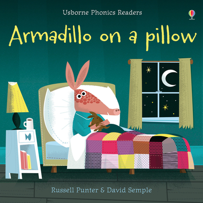Armadillo on Pillow            Book Cover