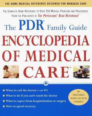 PDR Family Guide: Encyclopedia of Medical Care 0609800698 Book Cover