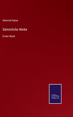 Sämmtliche Werke: Erster Band [German] 3375028431 Book Cover