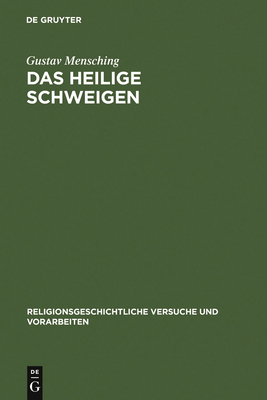 Das heilige Schweigen [German] 3111015955 Book Cover