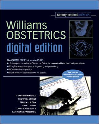 Williams Obstetrics Digital Edition [With Wtih ... 0071482741 Book Cover