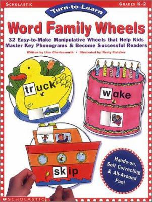 Turn to Learn: Word Family Wheels; 32 Easy-To-M... 0590643762 Book Cover