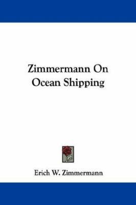 Zimmermann On Ocean Shipping 143252982X Book Cover