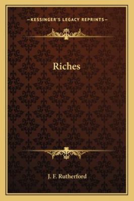 Riches 1162726938 Book Cover