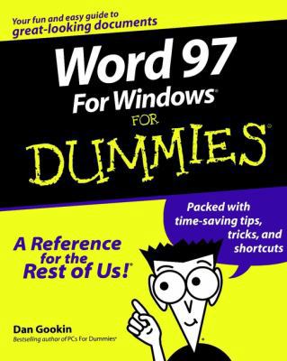 Word 97 for Windows for Dummies 076450052X Book Cover