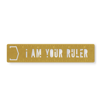 I Am Your Ruler Metal Bookmark Stencil 0735377170 Book Cover