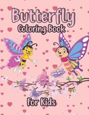 Butterfly Coloring Book For Kids B09SV9PHDT Book Cover