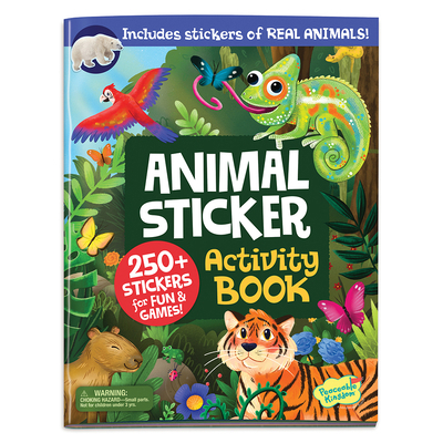 Animal Sticker Activity Book B0GM2NTDDR Book Cover