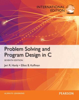 Problem Solving and Program Design in C 0273774190 Book Cover