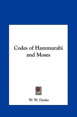 Codes of Hammurabi and Moses 1161364609 Book Cover