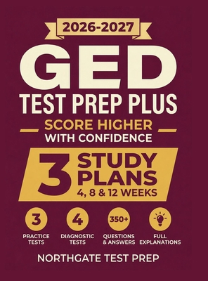 GED Test Prep Plus: Complete Study Guide with F... 9378717691 Book Cover