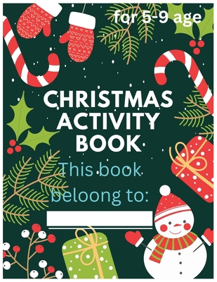 christmas colouring and activity book B0BPVWSBVR Book Cover