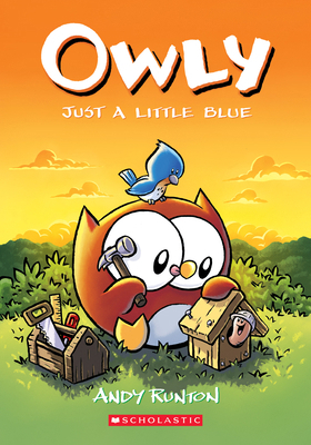 Just a Little Blue: A Graphic Novel (Owly #2): ... 1338300679 Book Cover