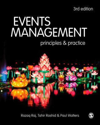 Events Management: Principles and Practice 1473948274 Book Cover