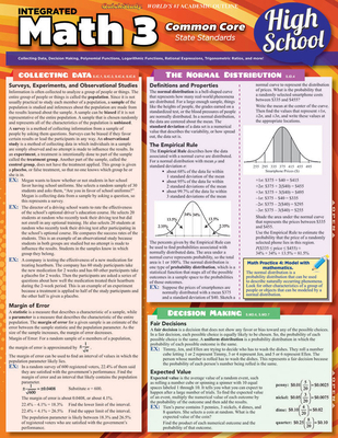 Math 3 Common Core 11th Grade: Integrated 1423223705 Book Cover