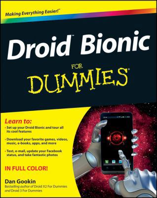 Droid Bionic for Dummies 1118085930 Book Cover