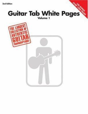 Guitar Tab White Pages - Volume 1 0634026119 Book Cover