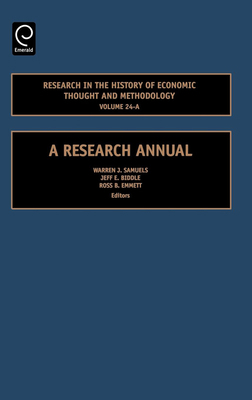 Research in the History of Economic Thought and... 0762313498 Book Cover