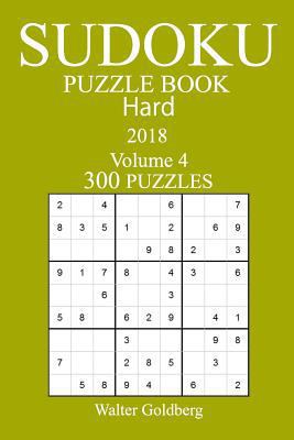 300 Hard Sudoku Puzzle Book - 2018 1979360960 Book Cover